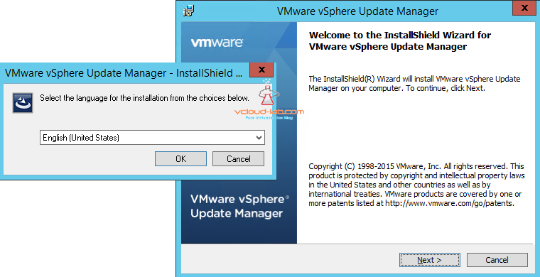 VMware Vsphere Update Manager installshield