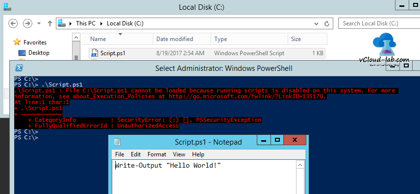 Microsoft Powershell Script execution get-Executionpolicy unrestricted script cannot be loaded because running scripts is disabled on this system, For more information, see about_Execution_Policies