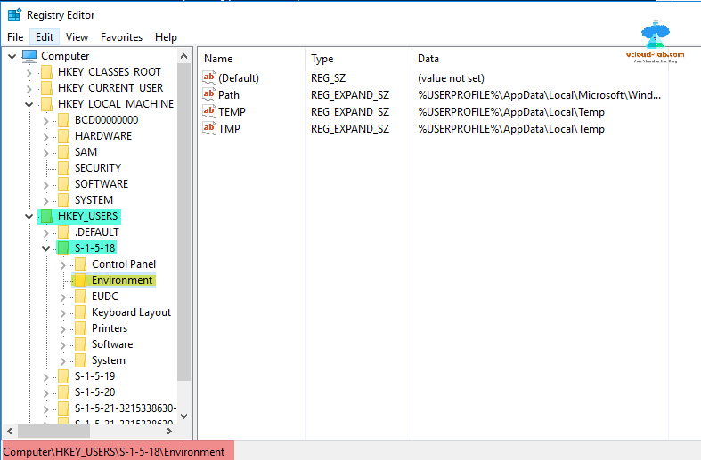 remote registry editor powershell, local users and hkey local machine, get information to excel.png