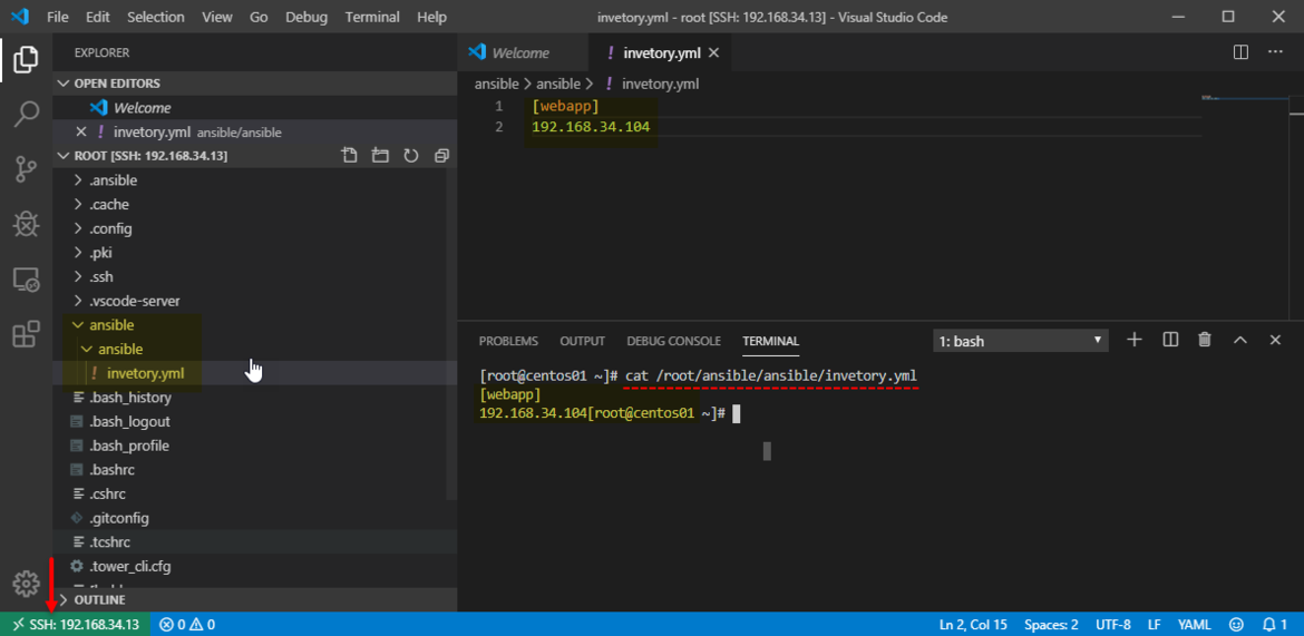 visual studio code vs code ssh connection remote - ssh extension from marketplace remotely edit linux file from vscode Visual Studio Code Remote Development over SSH passwordless ssh key keygen.png