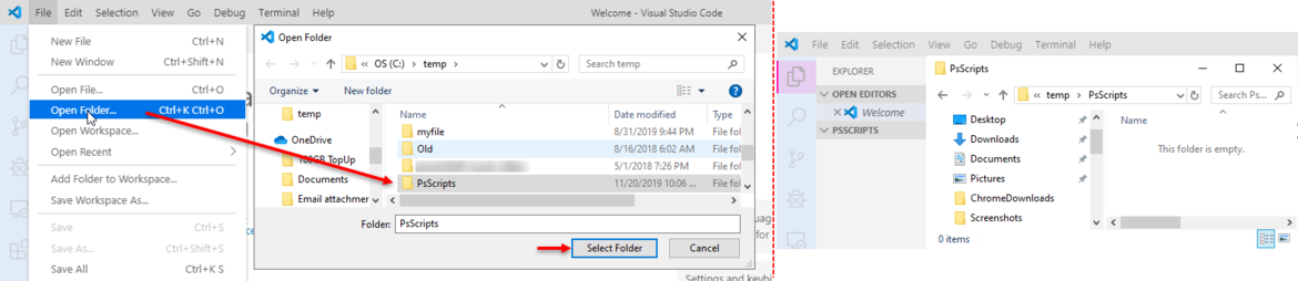 visual studio code vscode version source control github git server bonobo open workspace folder empty repository browswer git stage commit clone fetch push pull.png