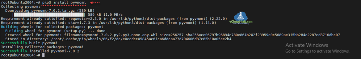 Ansible PIP3 install pyvmomi pip3 python yaml yml installation ubuntu wheel packages pip python3 apt-get vmware vsphere.png