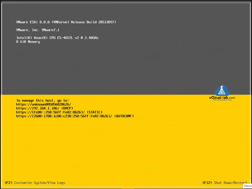 VMware ESXi rebooted intell xeon vsphere vcenter dcui direct user interface https dhcp static customize system f2 f12 shutdown restart installation guide.jpg