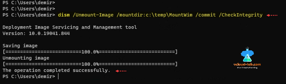 disk unmount-image mountdir install.vim sources commit checkintegrity deployment image servicing and management tool vmware vsphere template creation with packer hashicorp vmtx vmware vCenter vcsa.png