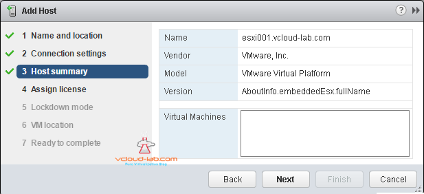 Add esxi host into vcenter username password and security alert sha1 thumbprint