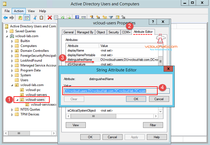  active directory find distinguised name of any object in attribute editor