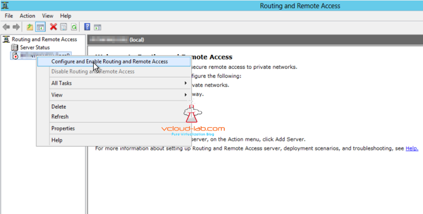 Routing and remote access enable and configure vpn microsoft azure