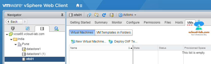 vmware vsphere web client nfs in use by virtual machine, mount NFS, unmount NFS, network file system, remove datastore from esxi, mount nfs vmfs datastore