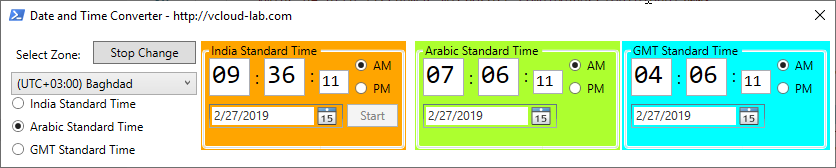 Powershell wpf gui, date and time converter select timezone get-date, timzone standard time ps1 script utc time, now.png