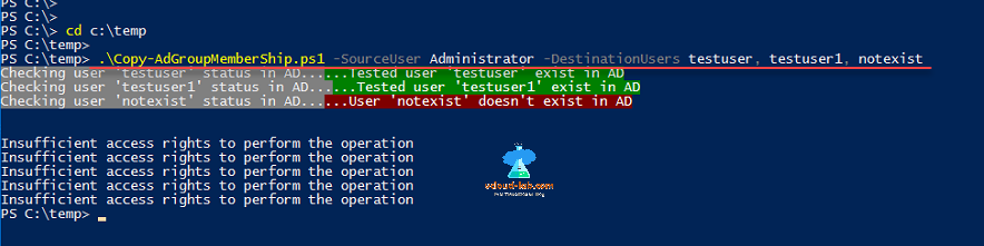 active directory, activedirectory module, copy-adgroupmembership, powershell ad, domain controller, forest, copy clone member of group membership.png