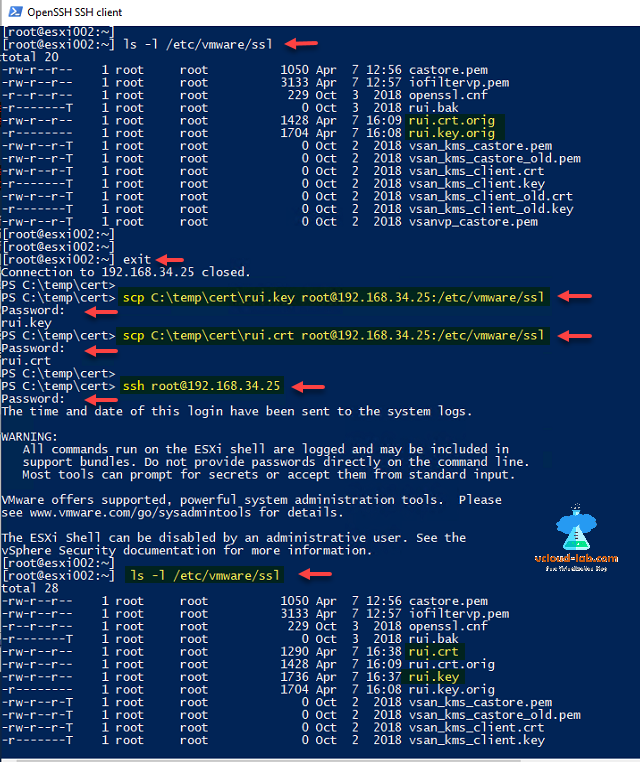 powershell windows 10 ssh client esxi tsm-ssh enable disable running services, scp copy file to esxi from windows commandline password, self signed certificates openssl.png