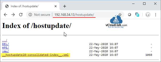 nginx vmware vsphere esxi vcenter vum update lifecycle manager vcsa hostupdate patch updates security fix umds vmware-umds server update manager download server.png