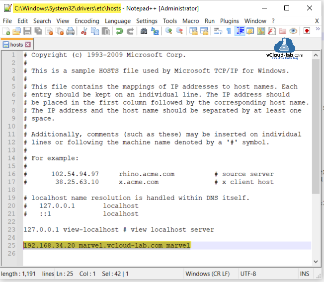 Microsoft DNS Server windows system32 etc hosts vmware vsphere vcenter esxi server dns resolution error 404 not found host a record pointer record example vcsa vcenter appliance.png