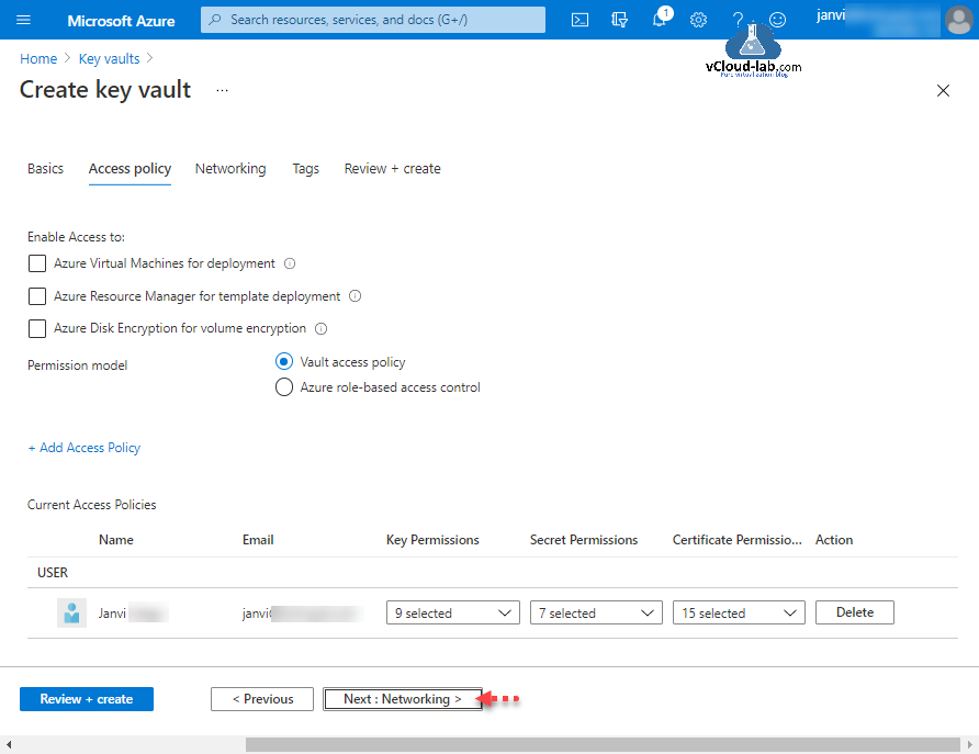Microsoft Azure Create key vault access policy azure virtual machines deployment arm azure resource manager for template azure disk encryption volume encryption.png