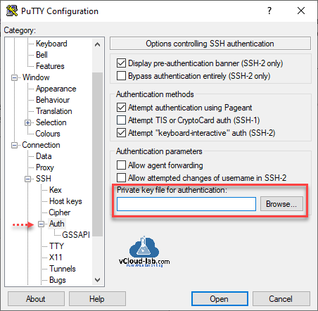 Putty vmware vsphere vcenter esxi private key file authentication TIS authentication agent forwarding public key authentication OpenSSH key authentication powershell ss openSSH.png