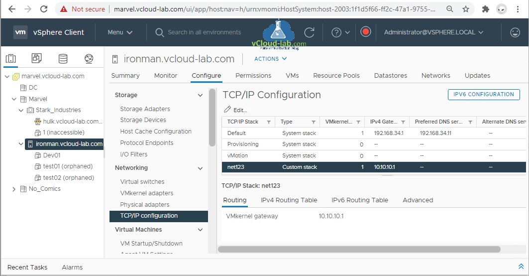 VMware vSphere vCenter ESXi server TCP IP configuration network stack netstack VMkernel ipv4 gateway stack dns server advanced primary system stack custom stack.png