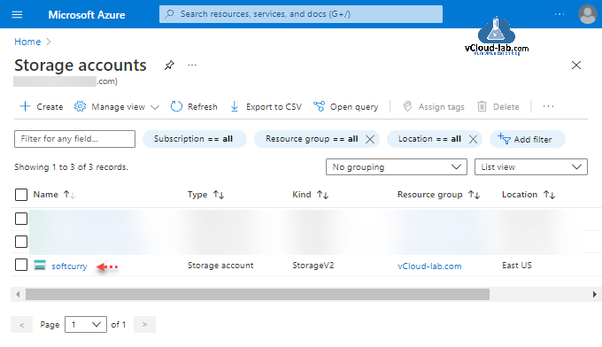 Microsoft Storage Accounts azure csv storagev2 create new storage account container blobs windows microsoft cloud storage table queue file share smb3 nfs.png