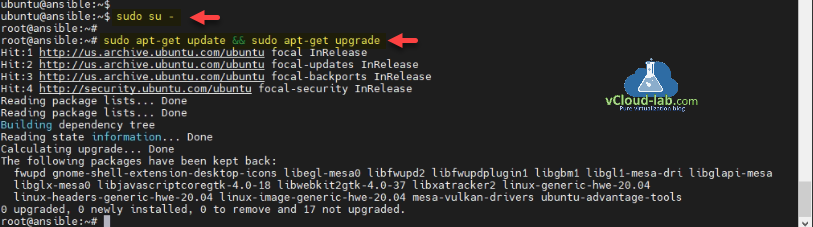 Redhat Ansible ubuntu sudo su - sudo apt-get update apt upgrade install ansible declarative imperative azure plugin module.png