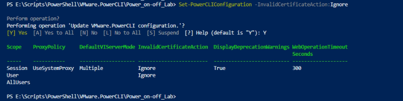 VMware vSphere vCenter Esxi Connect-viserver powercli ssl connection could not be established powershell inner exception set-powercliconfiguration invalidcertificateaction.png