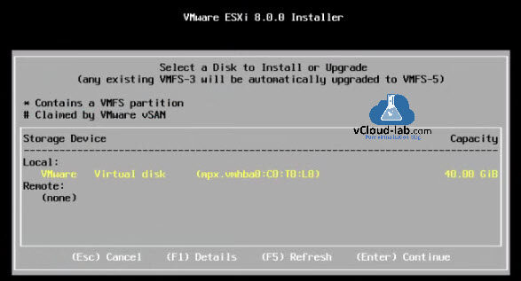 vmware vsphere vcenter esxi vmfs 3 5 virtual disk vdisk vmhba vmware vsan partition capctity storage device datastore local remote installation step by step guide.jpg