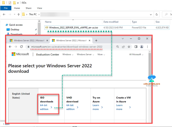 Microsoft Windows server 2022 ISO VHD download microsoft.com evaluation packer devops infrastracture as a code IAAS hashicorp terraform vault.png