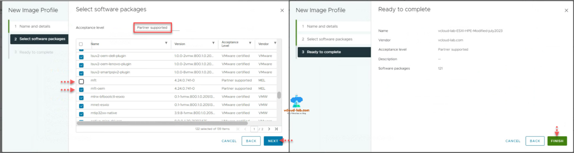 VMware vSPhere vCenter ESXi server partner supported new image profile select software packages image builder auto deploy vmware vibs vmw mellonox.png